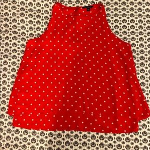 Red Polka Dot Tank